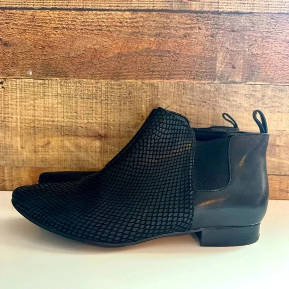 Cole Haan Grand Os Amherst Snake Embossed Leather Ankle Bootie - Picture 3 of 8